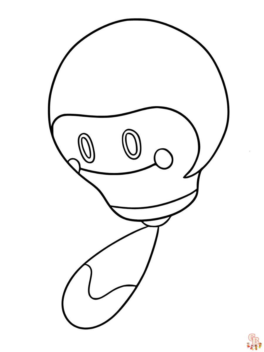 Tadbulb coloring page