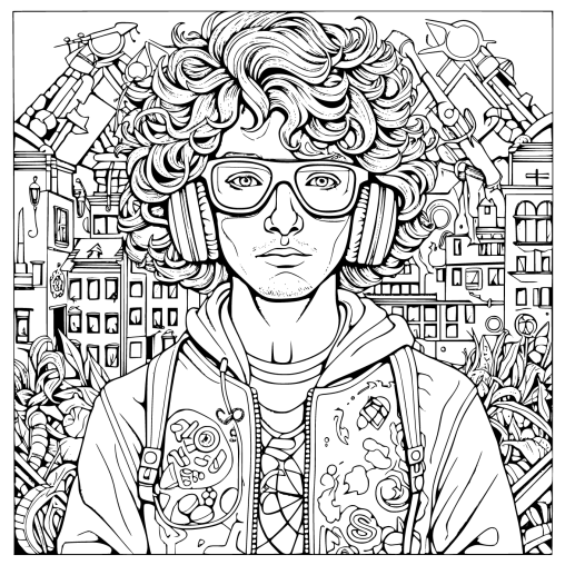 Printable Teenage Coloring Pages Free For Kids And Adults