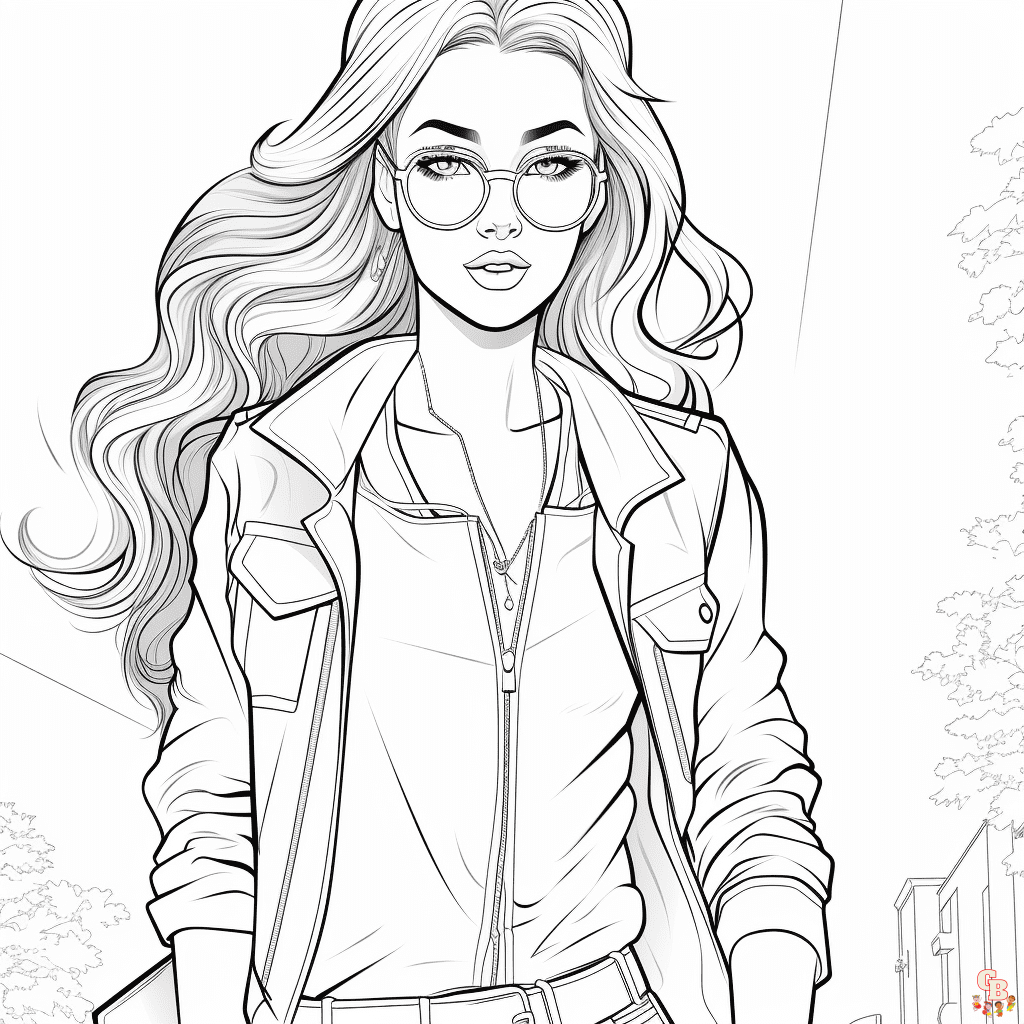 Teenage coloring sheet free