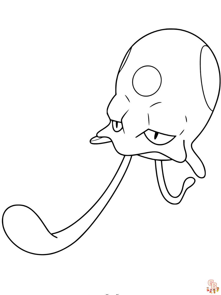 Toedscool coloring page