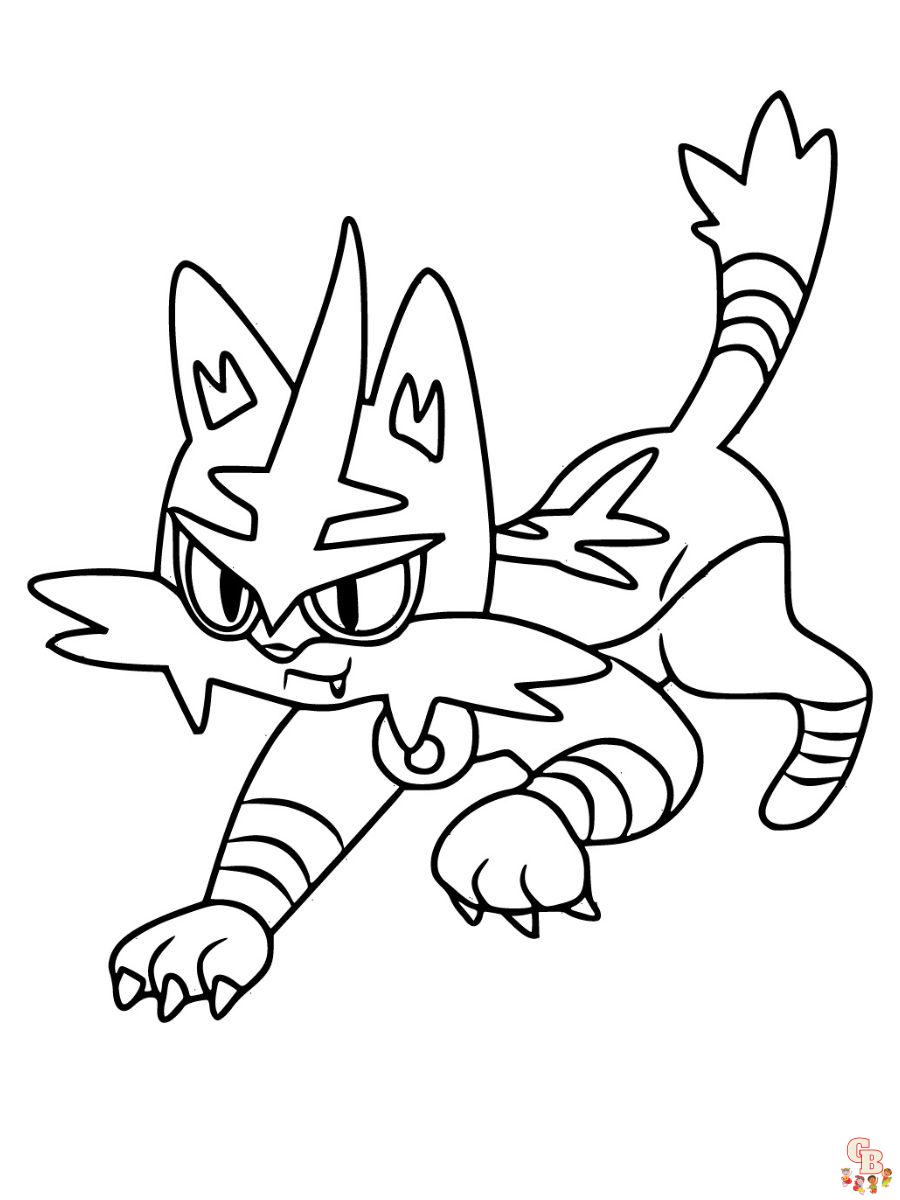 Torracat coloring page