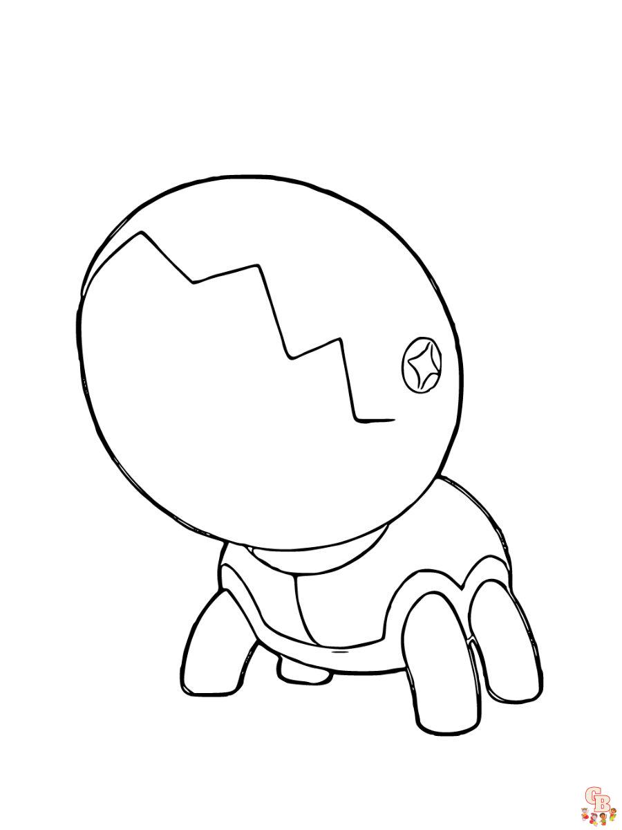Trapinch coloring pages