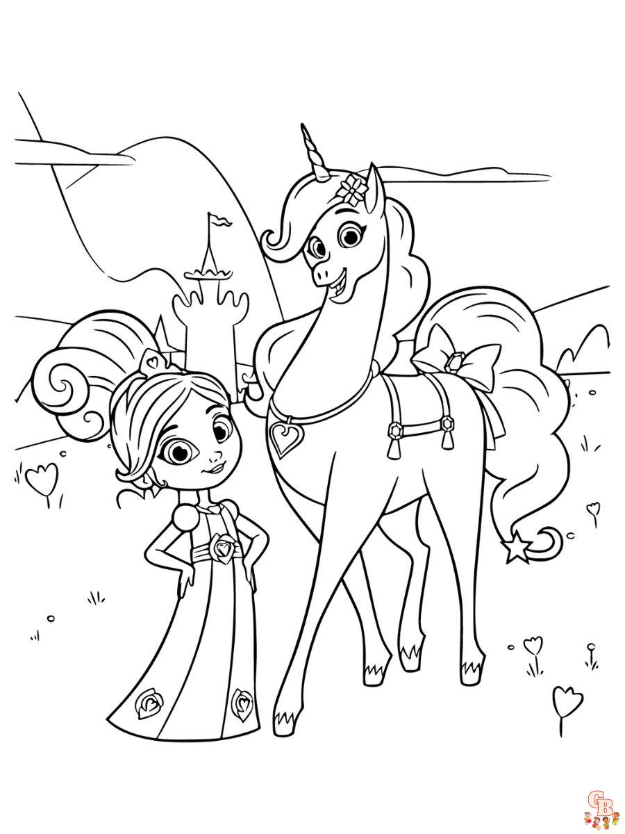 Trinket Nella the Princess Knight Coloring Pages