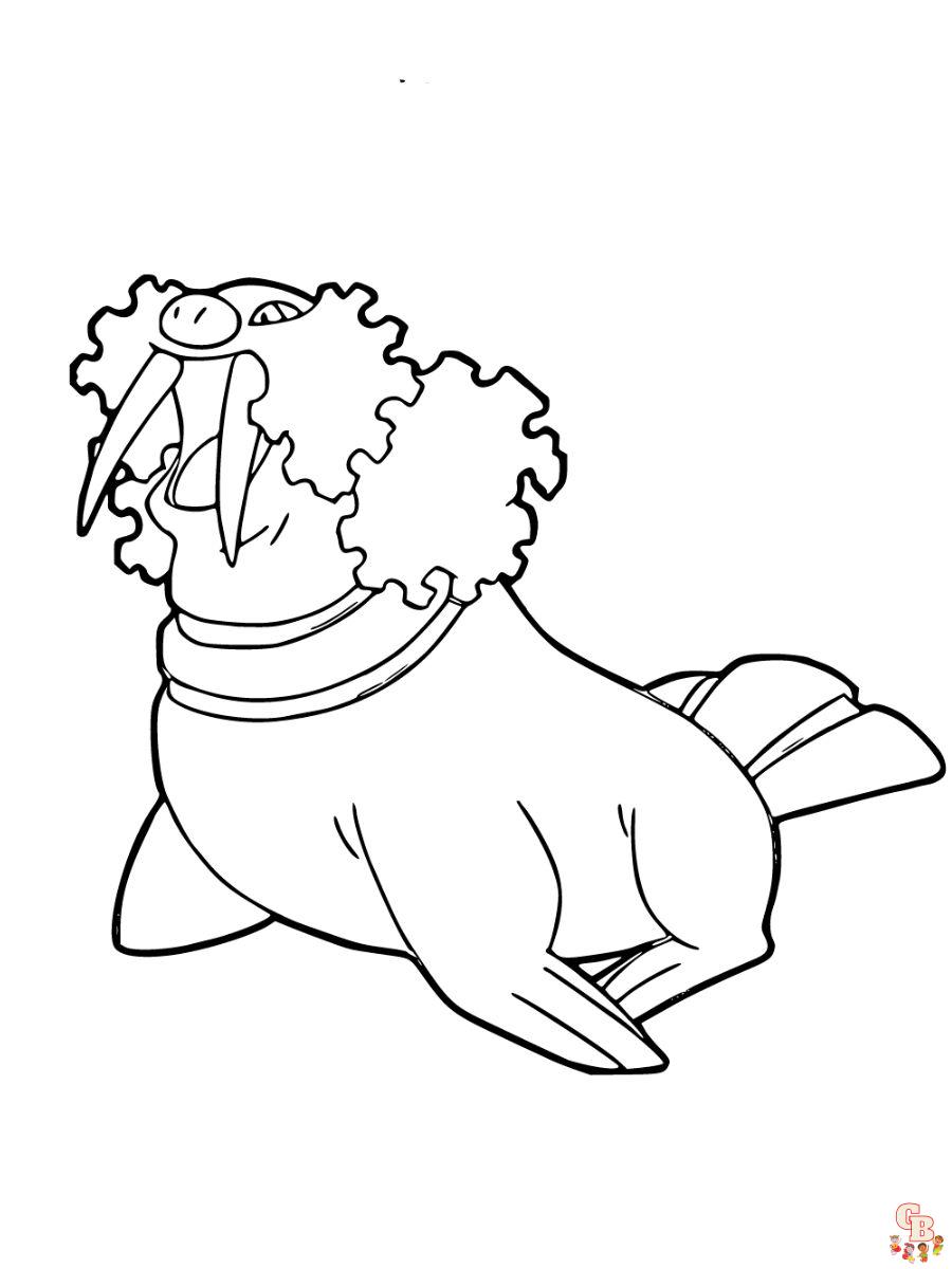 Walrein coloring pages