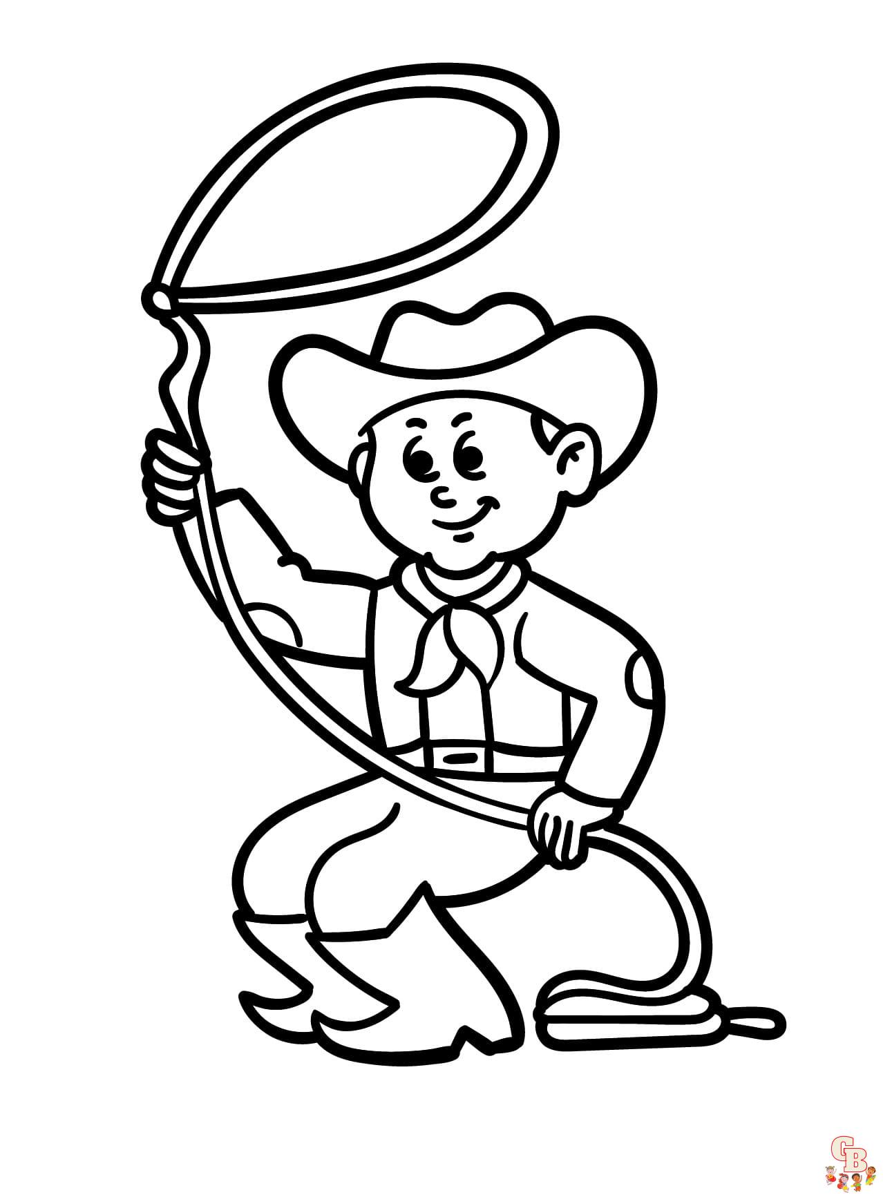 Western coloring pages to print