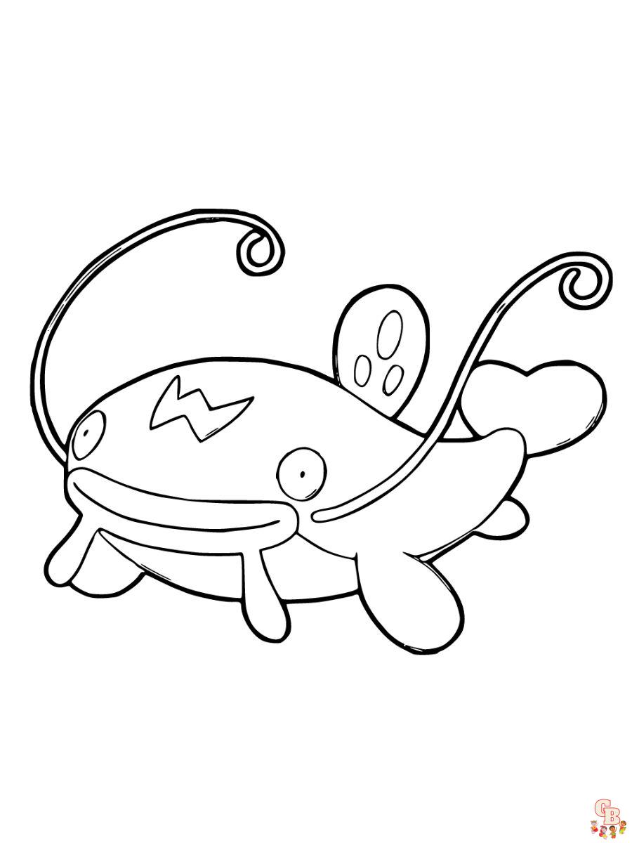 Whiscash coloring pages