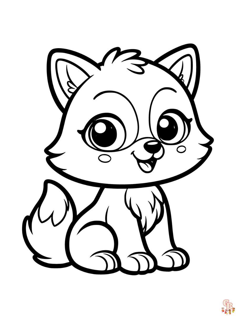 Wolf Coloring Pages free