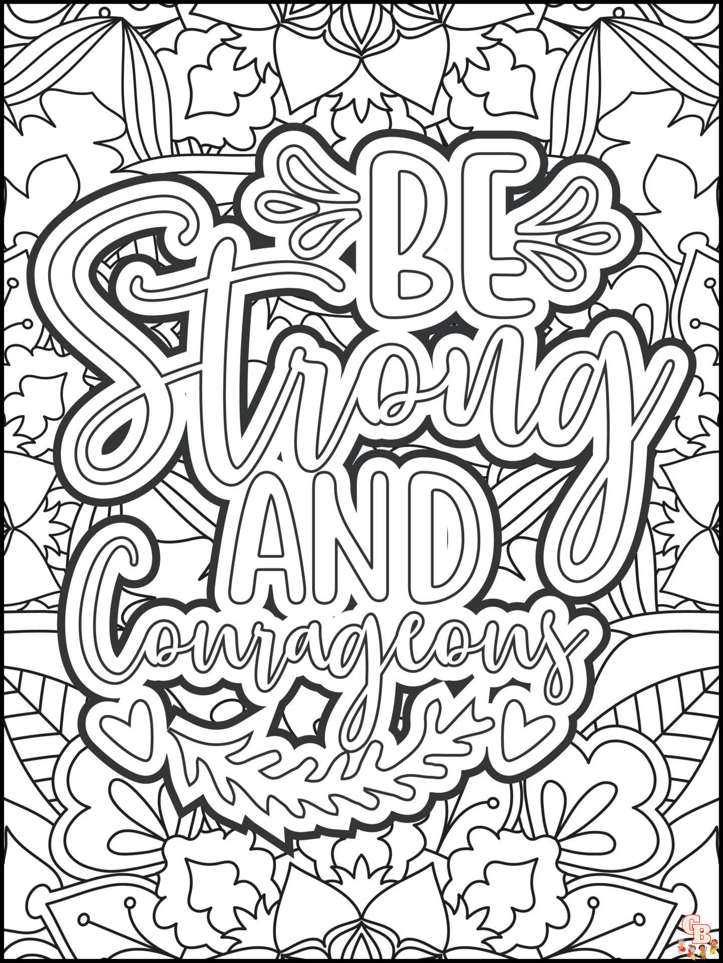 Word coloring pages free