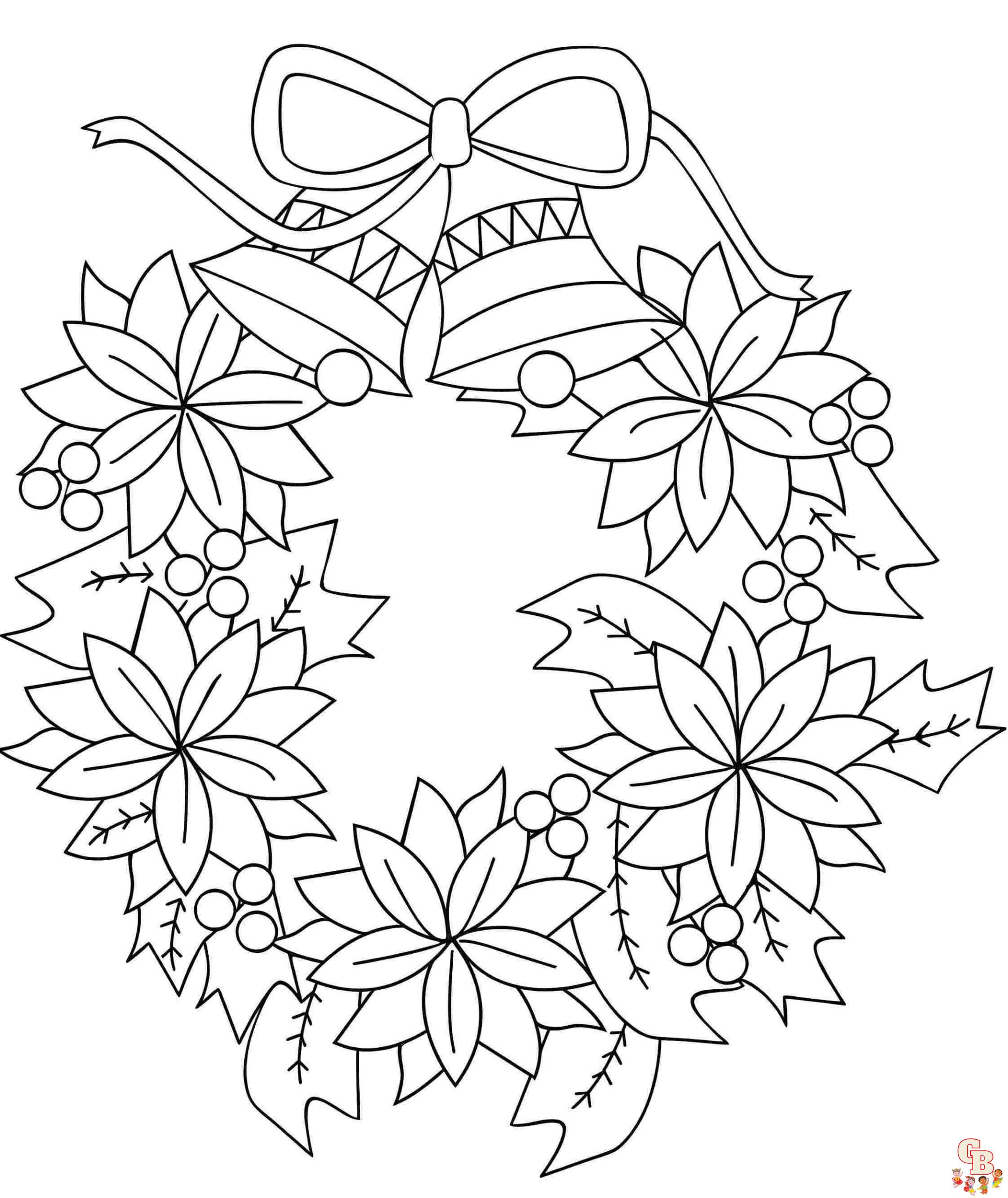 Wreath Coloring Pages