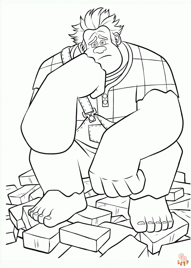 Wreck It Ralph Coloring Pages