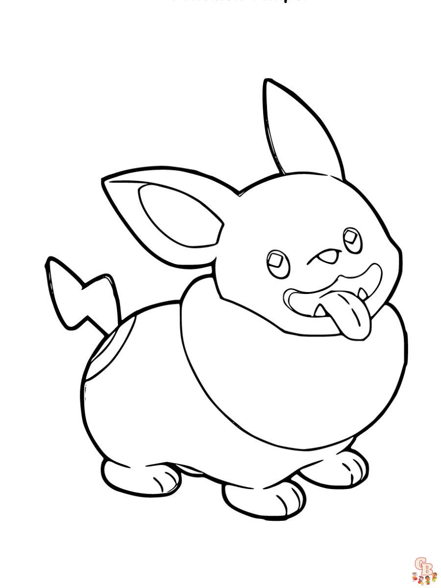 Yamper coloring page