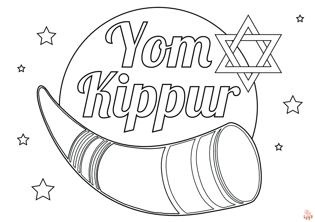 Yom Kippur Coloring Pages