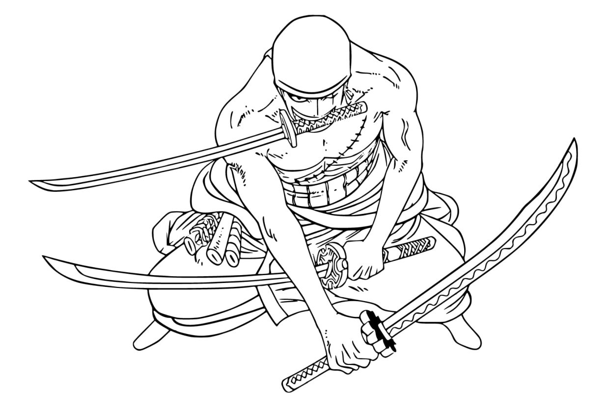 Explore the World of One Piece with Free Printable Coloring Pages