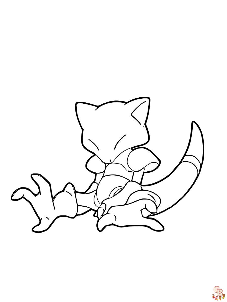 abra coloring pages