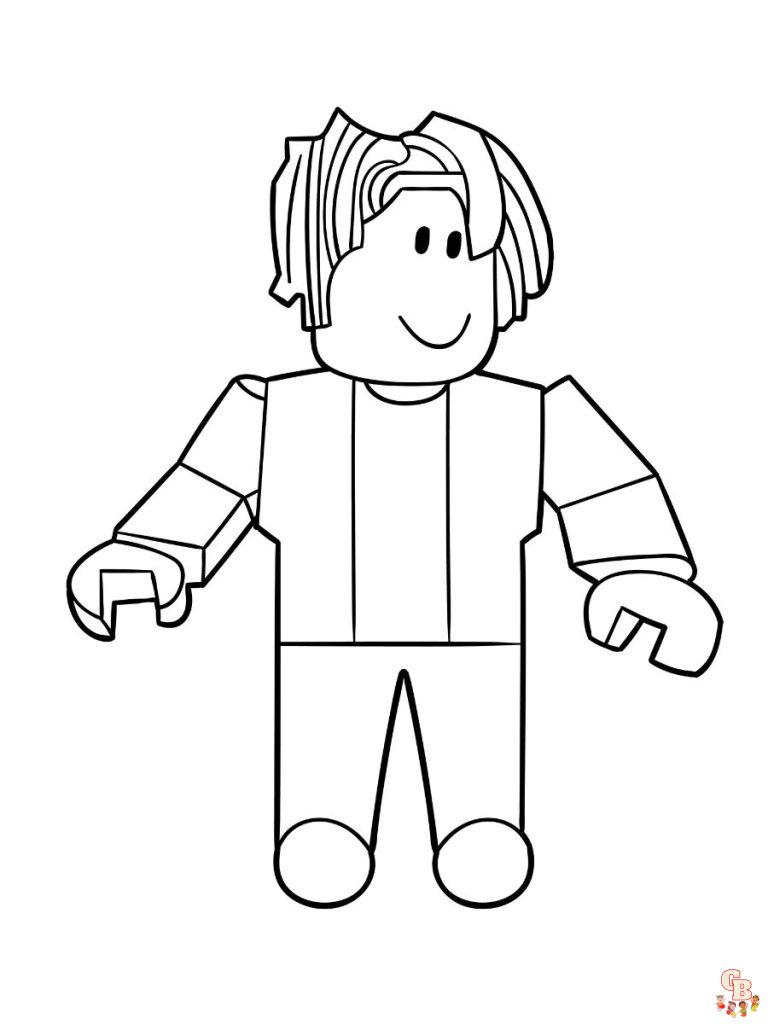 Free Roblox Coloring Pages for Kids to Print | GBcoloring