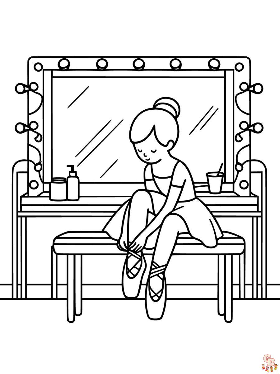 ballerina coloring pages printable