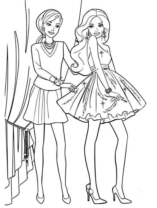 The best Barbie coloring pages for your little princess