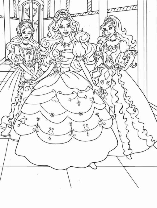 The best Barbie coloring pages for your little princess