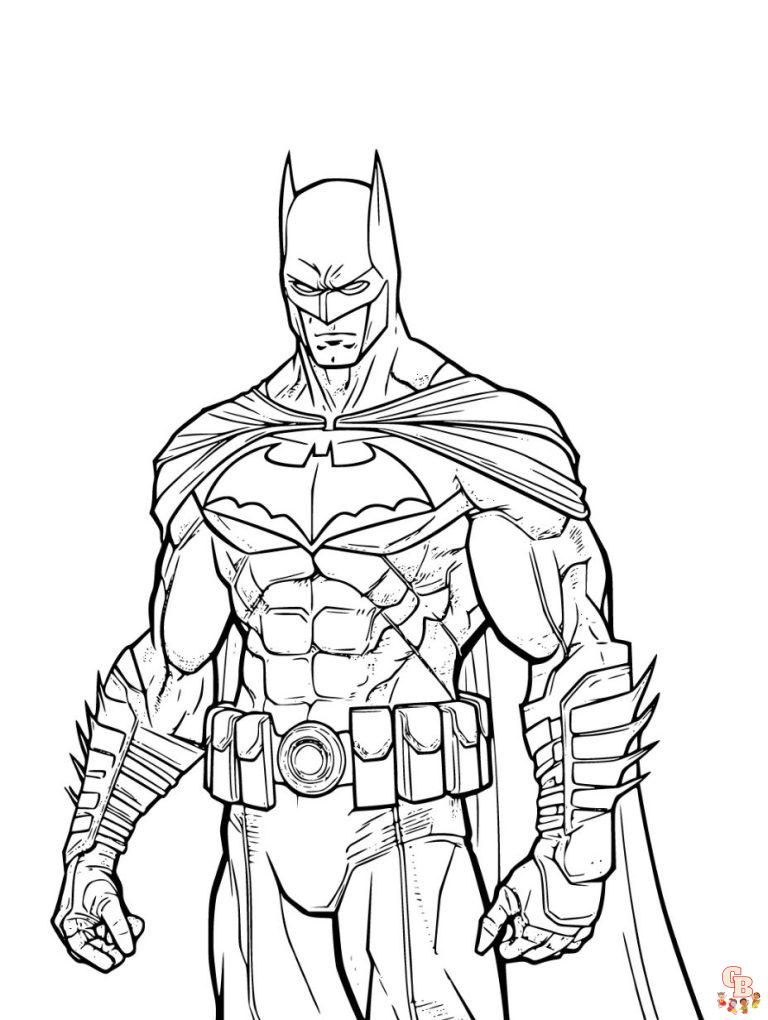 Free Printable Batman Coloring Pages for Kids - GBcoloring