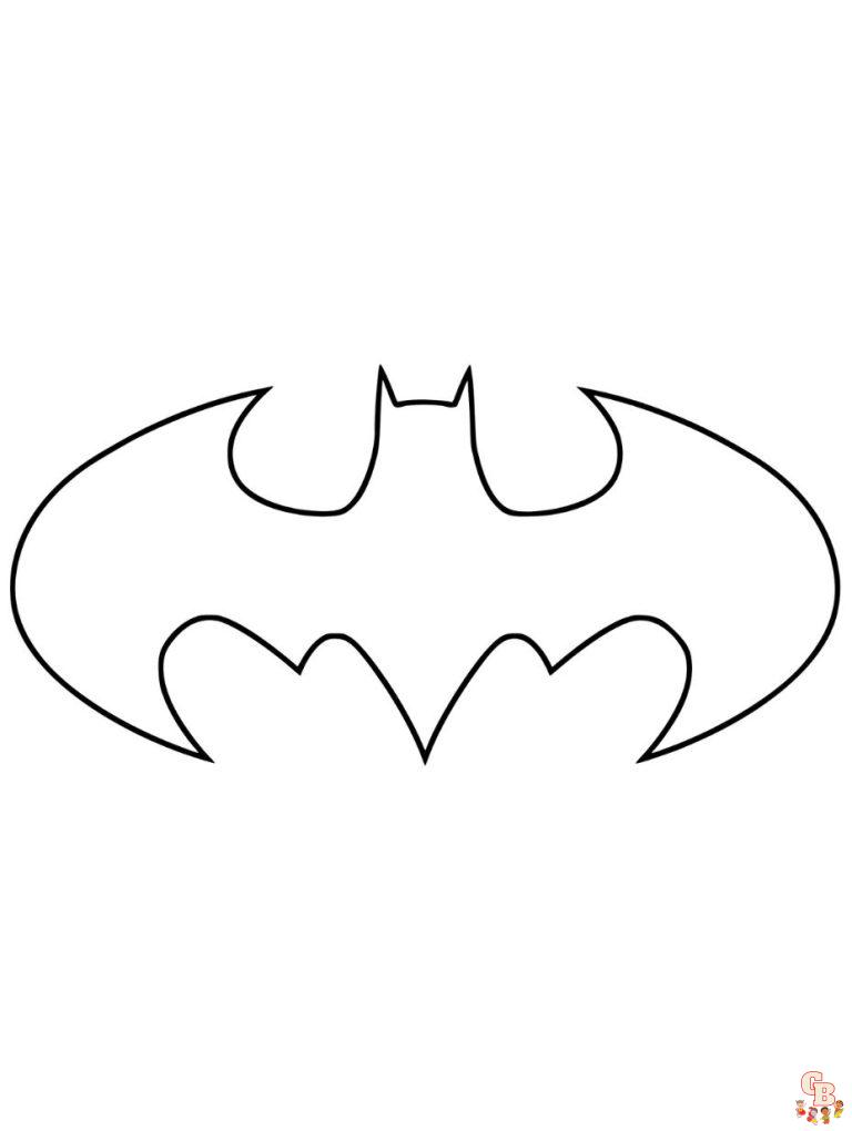 Free Printable Batman Coloring Pages for Kids - GBcoloring