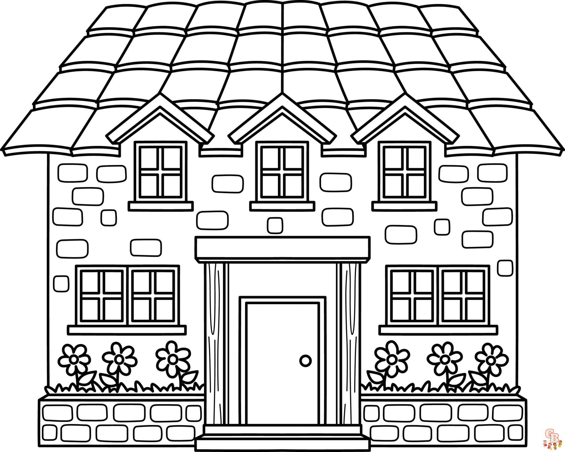 Building Coloring Pages