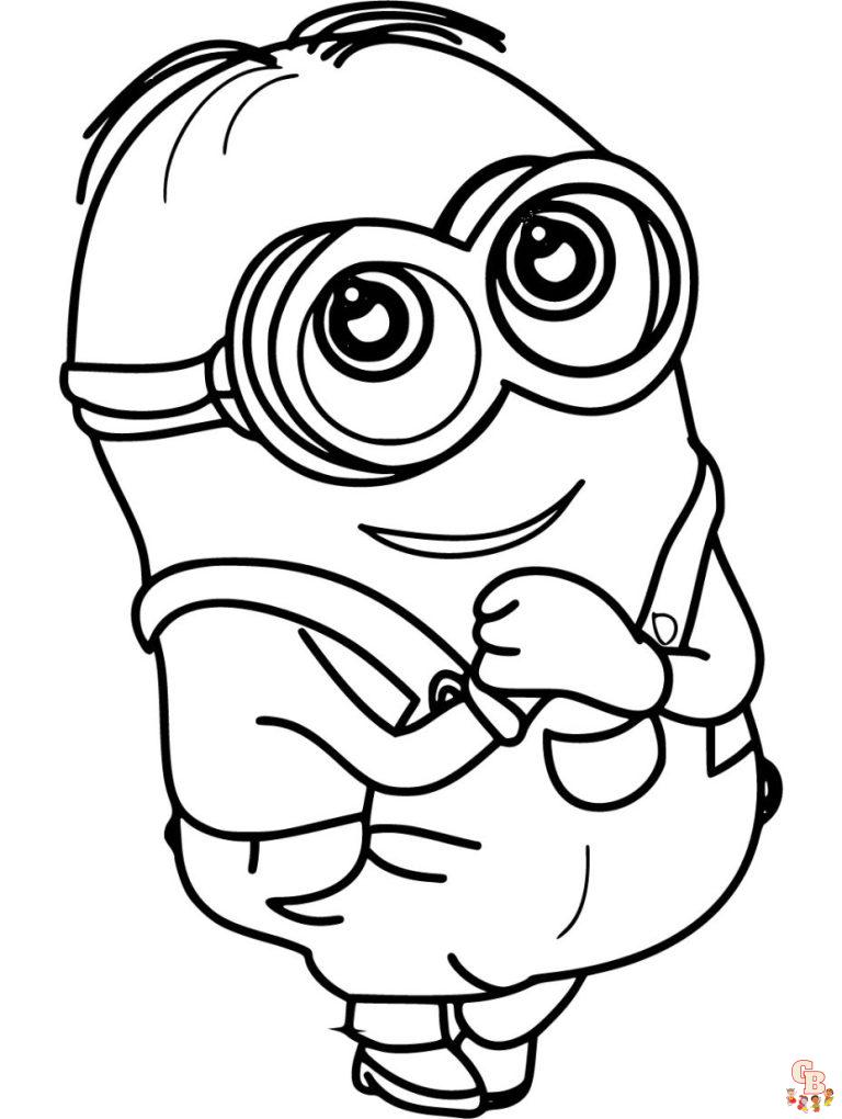 Minions Coloring Pages: Free Printable Sheets for Kids