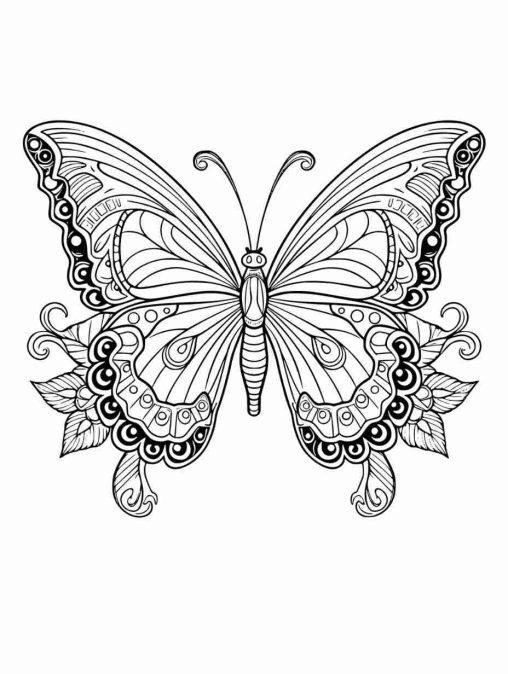 Flutter into Fun with Preschool Butterfly Coloring Pages