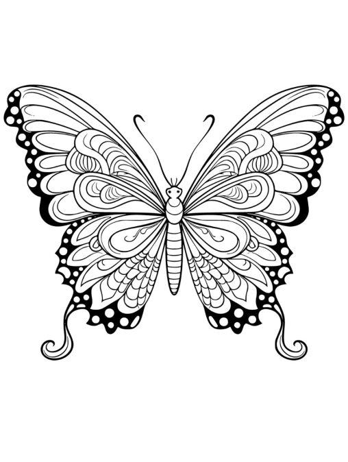 Flutter into Fun with Preschool Butterfly Coloring Pages