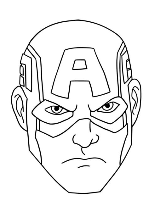 Captain America Coloring pages for kids - GBcoloring