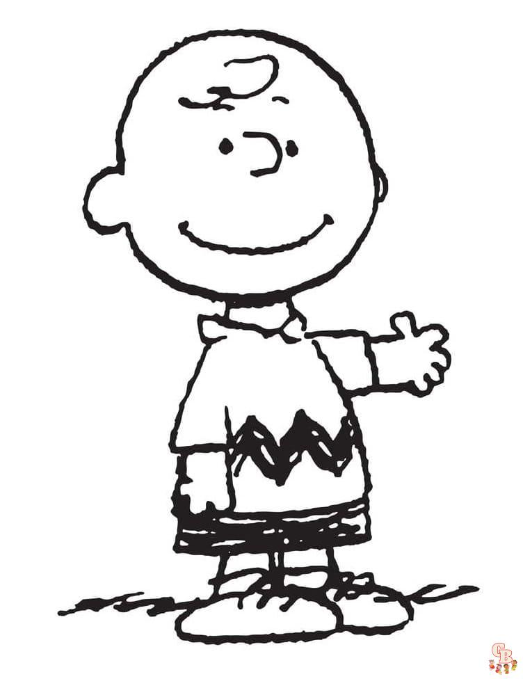 Charlie Brown Coloring Pages