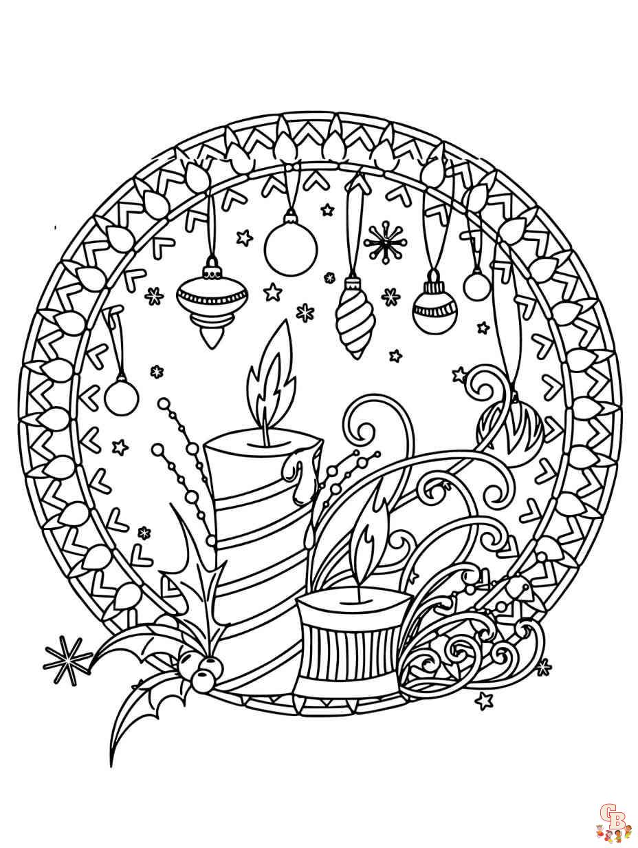 Mandalas e Outros Desenhos de Natal para Colorir by Antonio