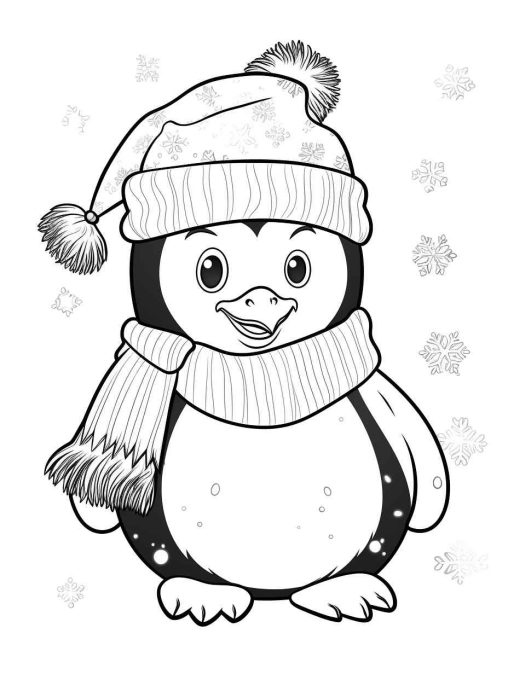 Penguin Coloring Pages Printable, Free & Fun for Kids!