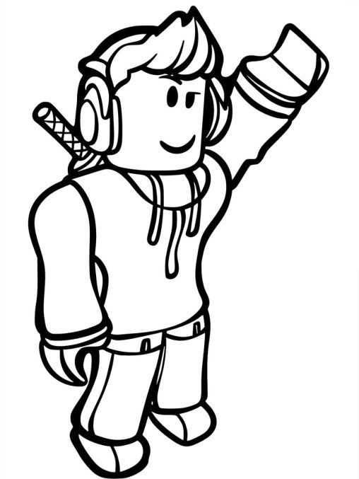 Free Roblox Coloring Pages for Kids to Print | GBcoloring