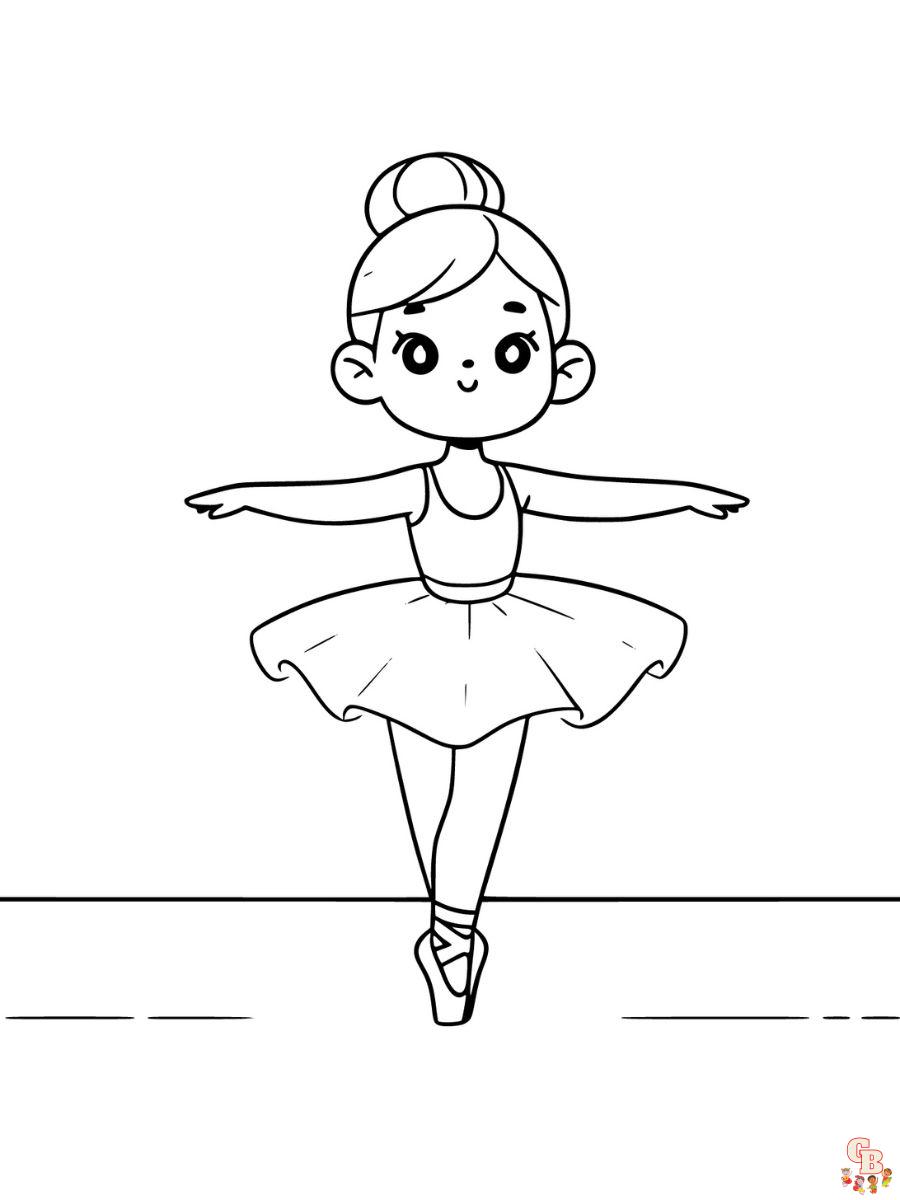 coloring pages ballerina