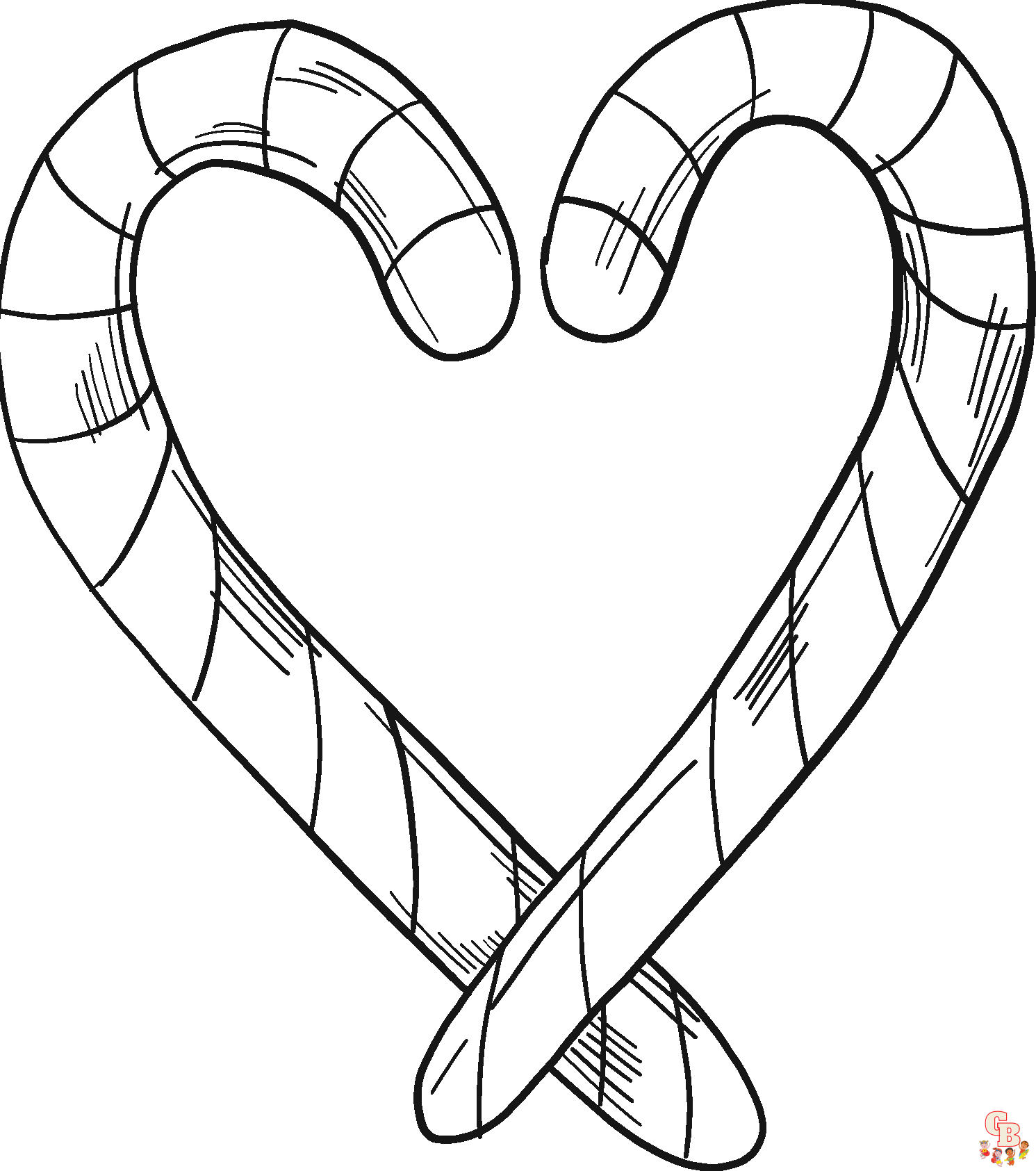 coloring pages candy cane