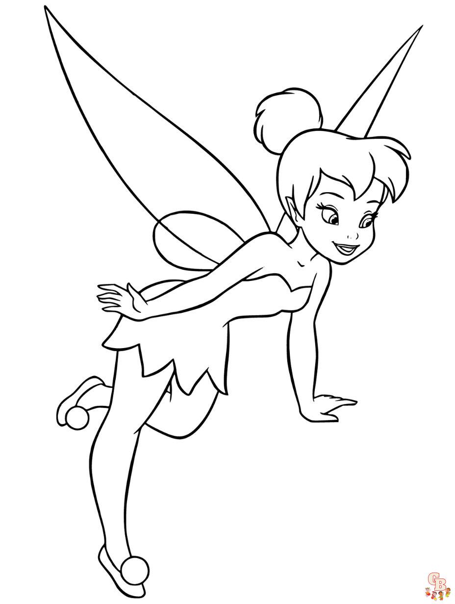 coloring pages disney fairies