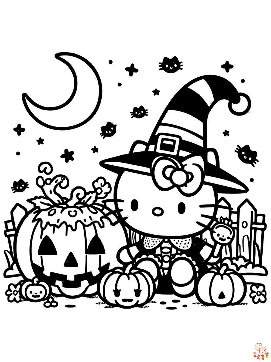 Hello Kitty Coloring Pages