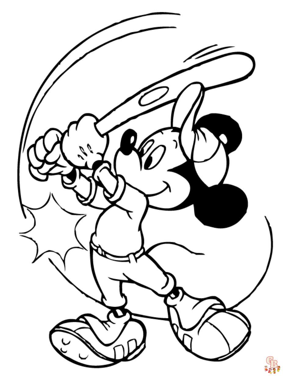 coloring pages mickey mouse