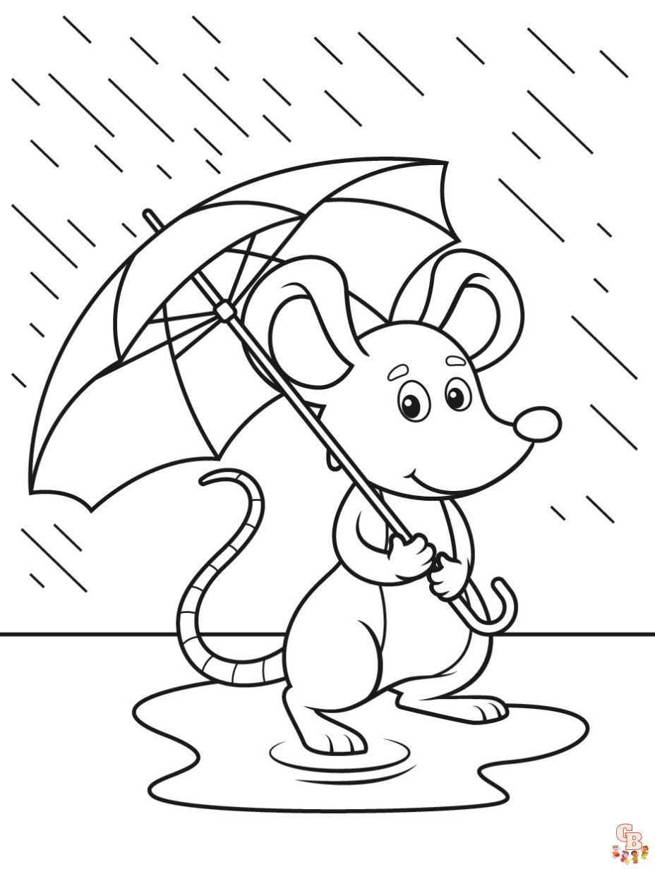 Mouse Coloring Pages