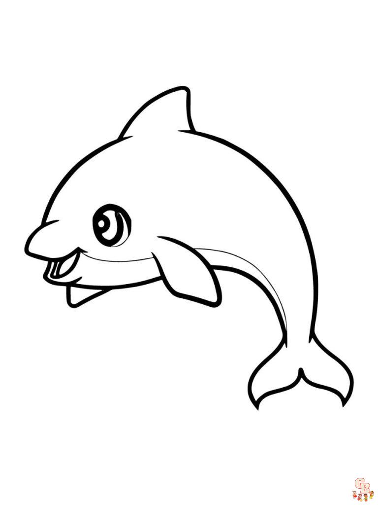 Discover the Best Collection of Dolphins Coloring Pages