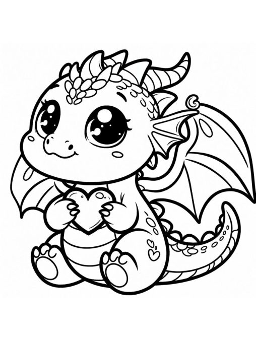 Dragon Coloring Pages Printable and Free