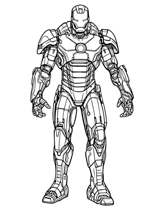 Iron Man Coloring Pages: Print & Color Your Favorite Hero