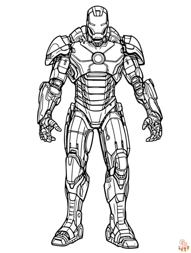 Iron Man Coloring Pages: Print & Color Your Favorite Hero