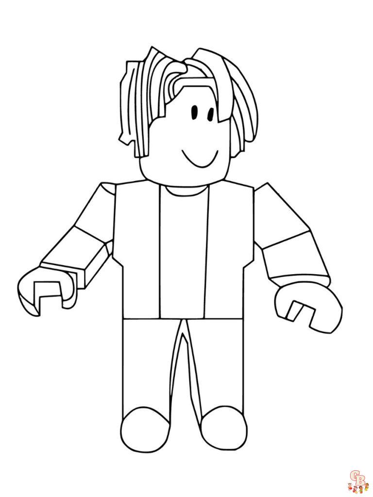 Free Roblox Coloring Pages for Kids to Print | GBcoloring