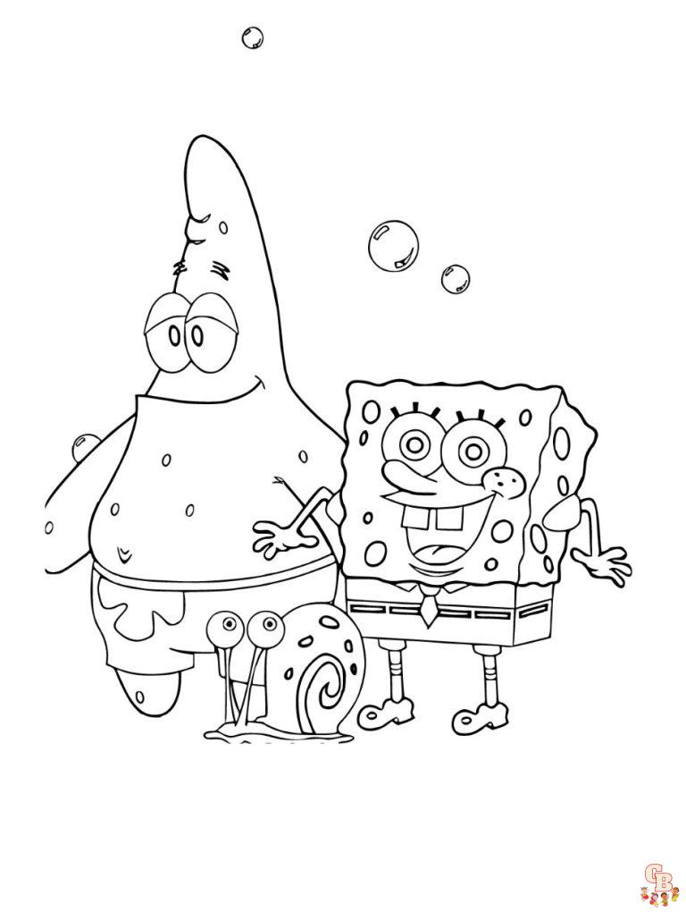 Spongebob Coloring Pages: Free, Printable and Easy to Color