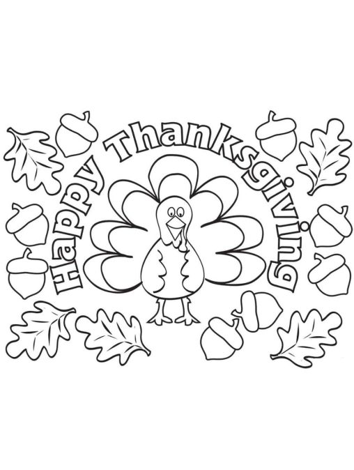 Enjoy Free Turkey Coloring Pages Printable and Have Fun