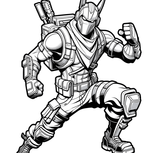 Fortnite Coloring Pages Free - Cool Fortnite Coloring Pages 508x508