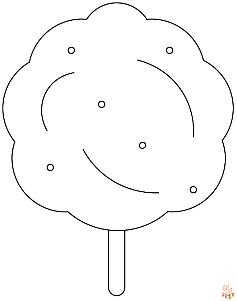 Printable Candy Coloring Pages Free For Kids And Adults