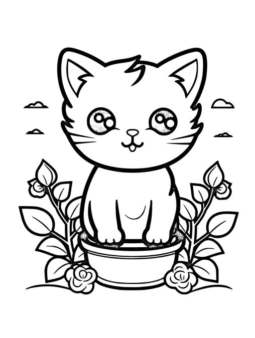 Explore the World of Cats with Free Printable Cat Coloring Pages