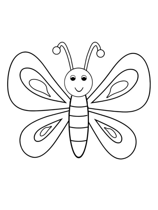 Flutter into Fun with Preschool Butterfly Coloring Pages